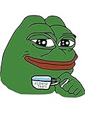 Generic (3 Pack) 5'' Pepe The Frog Memes Drinking Liberal tears Cup and Smile on Green Kekistan Sticker - Sticker Graphic - Waterproof - Fade Resistant Die Cut