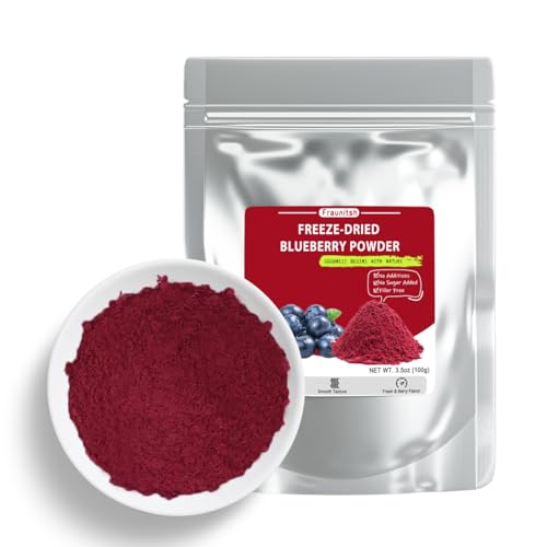 Fraunitsh Blueberry Powder 3.52oz, No Sugar or Additives