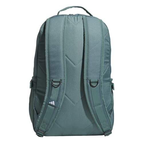 adidas Interval Backpack with Laptop Sleeve, Lightweight Durable Book Bag for Women and Men, Preloved Teal Green/Black, One Size image 5