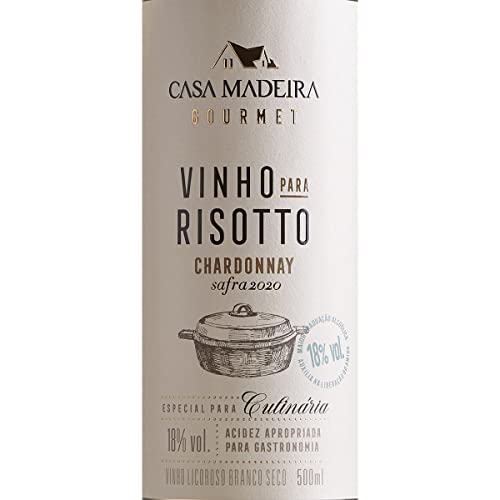 Vinho para Risotto Chardonnay Casa Madeira 500ml