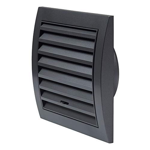 Buy 4'' Exhaust Hood Vent Adjustable Anthracite Air Vent Cover, HVAC