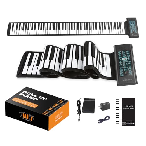 OYAYO 88 Keys Roll Up Piano Keyboard, Portable Foldable...
