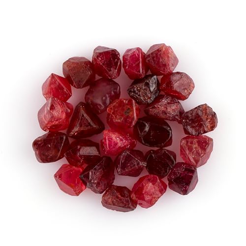 CRYSTALINES 50carats Natural Raw Red Spinel Gemstones, Wholesale Stones, DIY ...