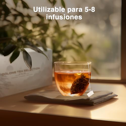 iTeaworld Chinesischer Tee mit losen Blättern – 4 Oolong-Tees mit losen Blättern, darunter Tieguanyin, Dahongpao, Fenghuang Dancong, Minnan Shuixian, 16 Packungen, insgesamt 56 g