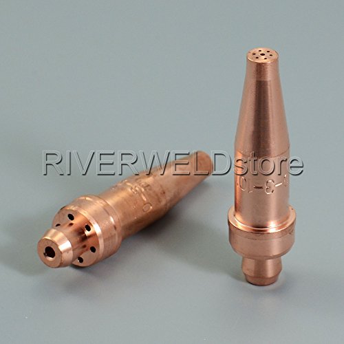 Riverweld Acetylene Cutting Tips 3-101 Size 0 For Victor Style Cutter Torch 2Pk #TOP1