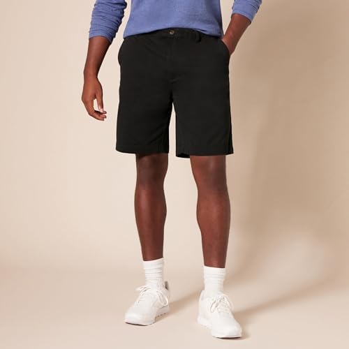Amazon Essentials Men's Classic-Fit 9" Shorts, Black, 34 - 2
