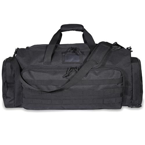 APRILBAY 60L Large Duffel Travel Bag Cargo Sports Black