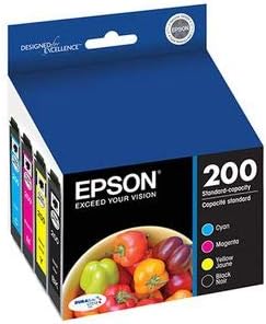 Epson T200120-BCS DURABrite Ultra color Multi-Pack Ink Cartridges Standard-Capacity (CMYK) - Frustration Free Packaging Ink