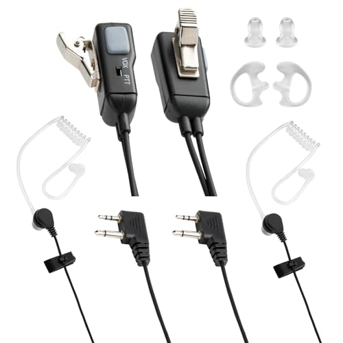 Oreillettes talkie-walkie transparentes pour mains libres VOX