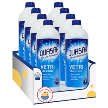 Detergente Vetri con Alcool – Ricarica 580 ml – Variazioni 4/8/12 Pezzi (8)