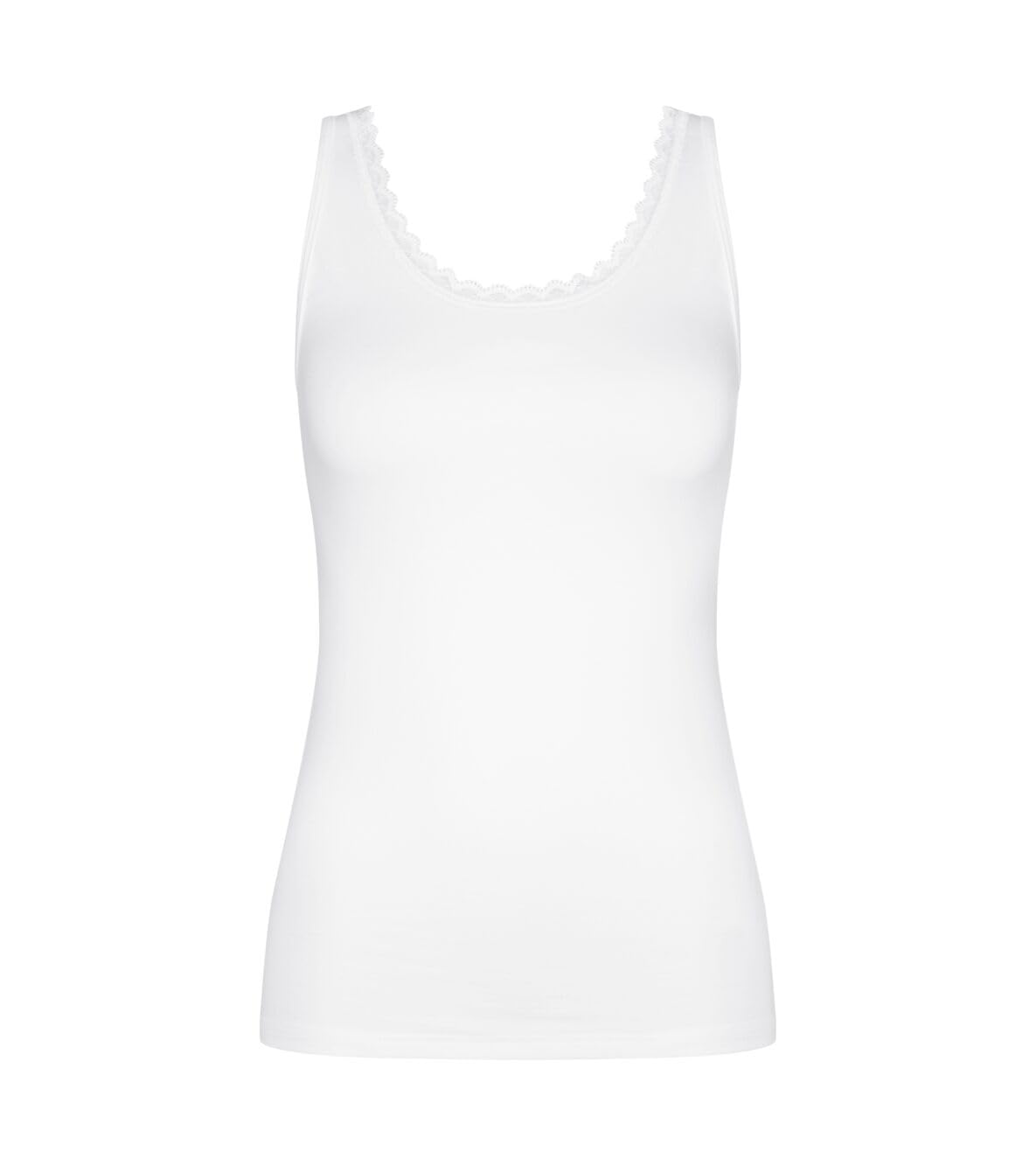 Triumph Feel of Cotton Tank Top White, biały, 42