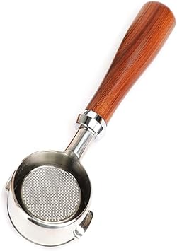 Coffee Bottomless Portafilter Coffee Machine Wood Handle Filter Coffee Accessories Fits for Welhome KD-310/KD-510 K888