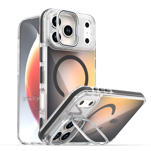 iPhone 13 Pro Max �p�P�[�X MagSafe�Ή� �����Y�X�^���h�t�� ��� �ϋv�� �X�^�C���b�V�� �w����ɂ��� �ϏՌ� �S�ʕی� ��phone13 Pro Max �p �P�[�X ������� �J���������Y�ی� ���C�����X�[�d �u���b�N