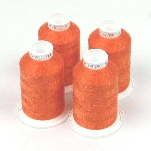Ackermann Universal Nähgarn Stärke 120 – 20 Konen á 1000 M, 5 Farben, Für Overlock & Coverlock