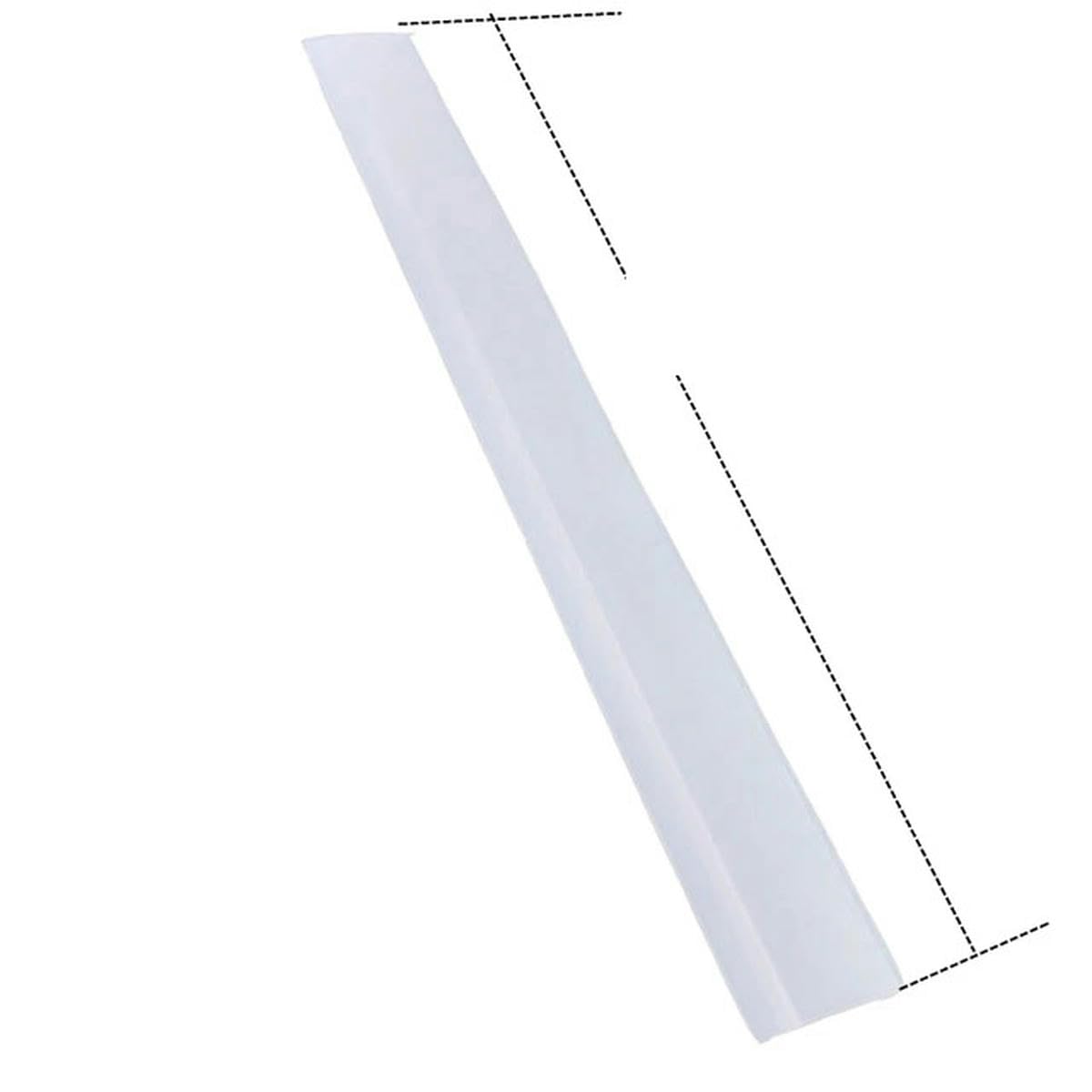 Bande en caoutchouc de silicone transparent 63cm isolant thermique premium pour fente plan