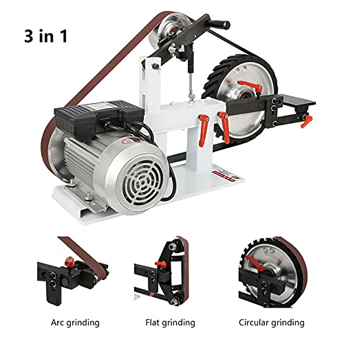 3 In 1 Multifunctional Electric Belt Sander With 2 X 82 Inches Polishing Grinding Belt, 1.5Kw 2Hp 2800Rpm Motor 110V #TOP1