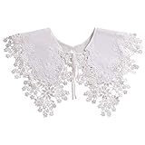 Material: Baumwolle YAKEFJ Shaw Fake Collar Abnehmbares Dickey False Collar