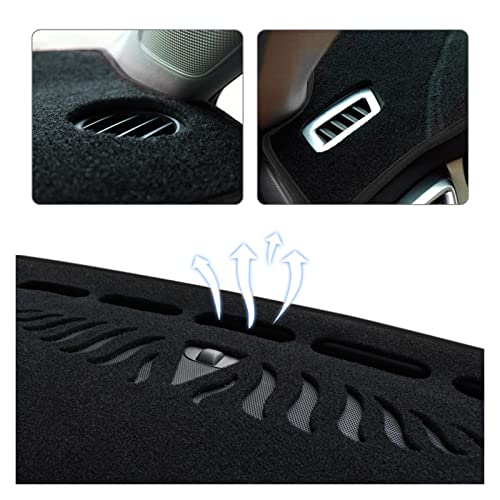 Parasol de salpicadero para Kia Cerato 2015 alfombrilla negra protectora 3