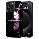 Fnrmom Anime Phone Case Compatible with iPhone 15 Pro, Sakura Sword Anime Pattern Design for iPhone 15 Pro Cases for Teens Men Boys Girls Shock Protective Cover Case for 6.1 inch iPhone 15 Pro