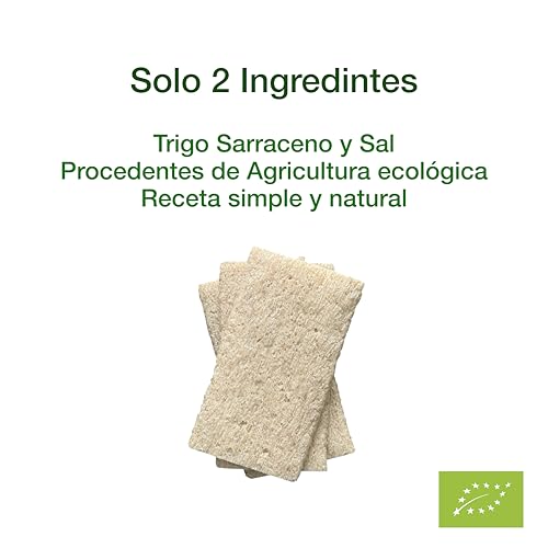 Miniatura 4 de Santiveri - Tostadas De Trigo Sarraceno Bio Sin Gluten Crujientes Y Ligeras, 0 Azúcares Añadidos, Veganas, Con Ingredientes Ecológicos 100 G
