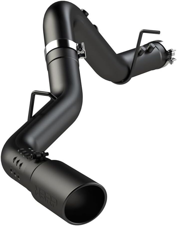 MBRP 2020+ GMC/Chevy 2500/3500 6.6L Duramax 4in Mand Bent Tubing Pro-Ser Cat Back Single Side - Blk