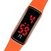 Produktbild Taffstyle Unisex Armbanduhr Digitale Sportuhr Silikonuhr mit LED Damen Herren Digital Sport Silikon Uhr Orange