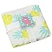 Baby Loovi Muslin Swaddle Blanket for Babies and Toddlers - Extra Large 47x47 inch - Swaddle Blanket with Pineapple Design - 70% Bamboo 30% Cotton Baby Shower Gift