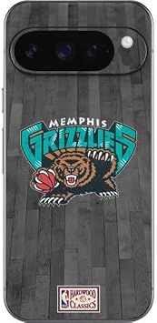 Skinit Decal Phone Skin Compatible with Google Pixel 10 Pro XL - Officially Licensed NBA Memphis Grizzlies Hardwood Classics Design
