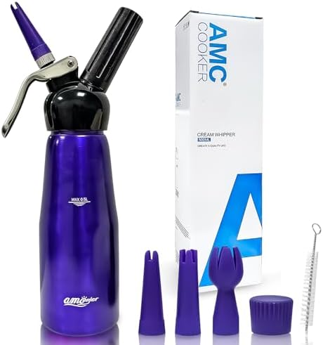 Siphon Chantilly, Syphon Cuisine Chantilly 500ml, Syphon à Crème ...