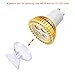MECCANIXITY Bulb Changers, Suction Cup Light Lamp Replacing Tools for GU10 MR16 Bulbs, Clear PVC, Pack of 6