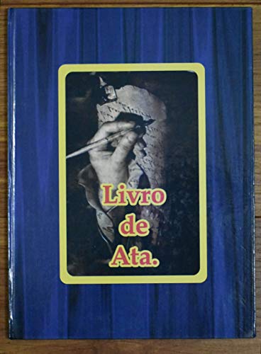 Kit com 06 livros para Secretaria da Igreja - Patrimônio, Ata, Registro de Ordenação de Oficiais, Re