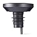 zzysh Wine Stopper for zzysh Wine System, Ø 18.5-20.25 cm, PC/Silicone, Black, 202-0010-1201