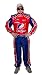 CAL Naughton Jr Nascar Jumpsuit + Cap Costume Talladega Nights (M)