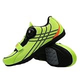 Surwin Zapatilla de Ciclismo Hombre Mujere Cómodo, 36-47 EU Zapatillas Ciclismo, Antideslizante Deportivas Hombre Zapatos, Bicicleta de Montaña Zapatos Ciclismo Carretera (Verde,36)