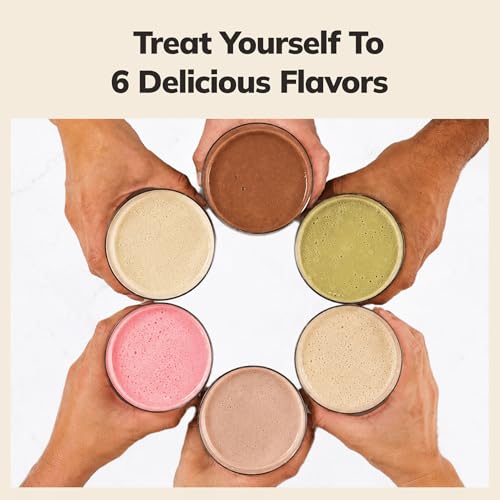 Image of Ka'Chava Whole Body Meal Shake 6 Flavor Pack - Vegan Protein Powder with 85+ Superfoods & Greens - Plant-Based Meal Replacement with Probiotics & Digestive Enzymes - Gluten & Dairy Free (15 Servings)