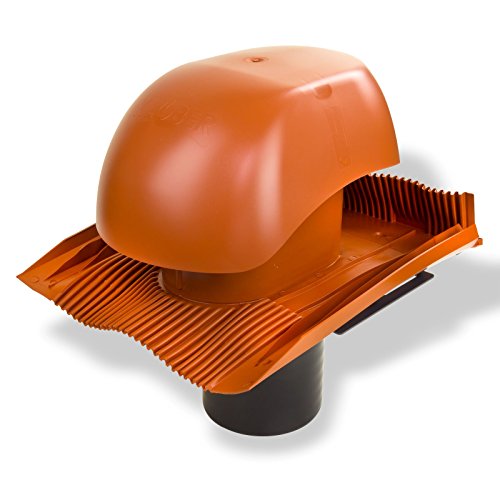 Preisvergleich Produktbild Klöber Venduct Lüfter-Set DN160 rot Universal Dachentlüftung Dachlüftung Dunstabzug KE0561-0100