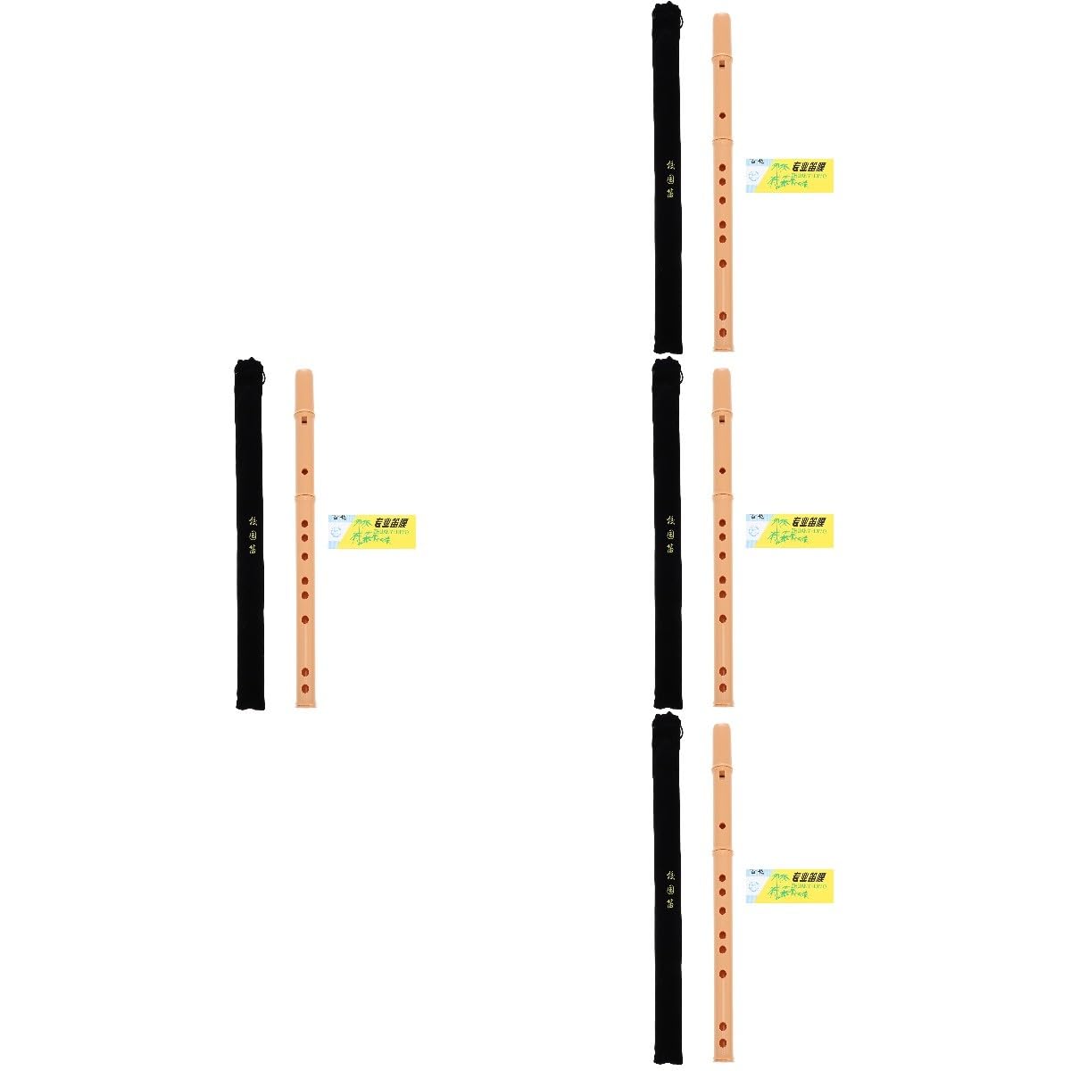 Toyvian 4 Pièces Clarinette Soprano Enregistreur Instruments D'Orchestre Enfants Jouets Musicaux Enfants Musique Flûte Instrument À Vent Artiste Flûte Enregistreur De Musique Débutant