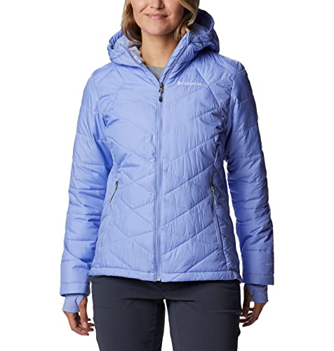 Image of Columbia Women's Omni-Heat Reflective Heavenly Hooded Hiking & Trekking Down Standard Length Jacket