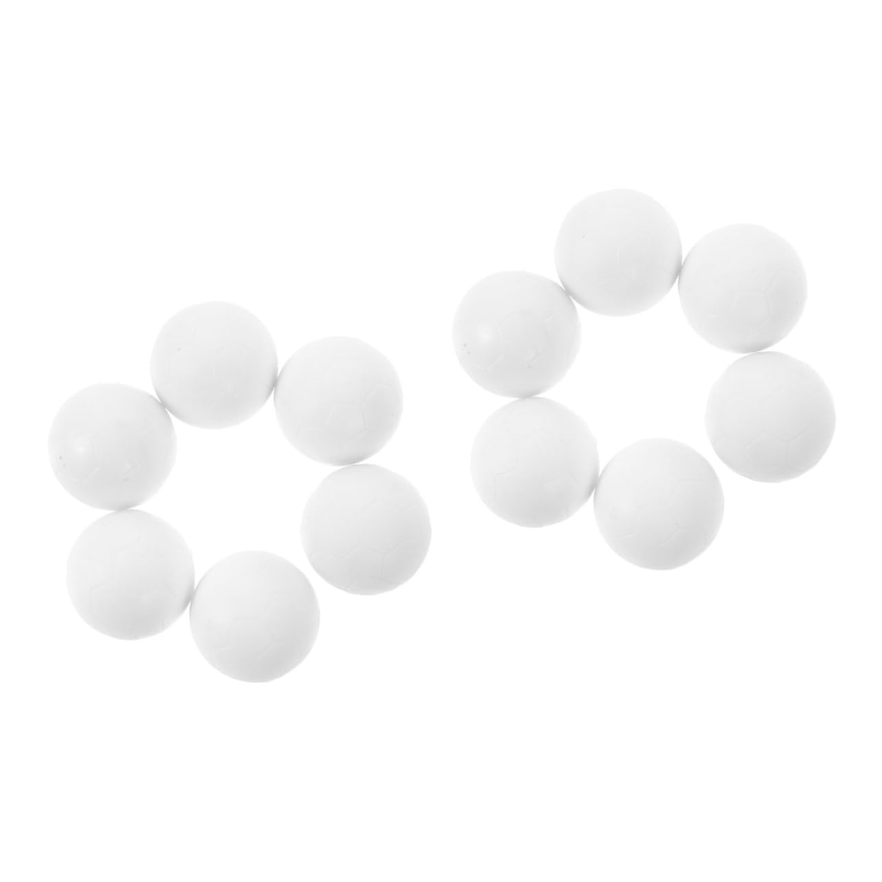 BESPORTBLE 2sets 6pcs Mini Foosball Table Soccer Balls Replacement Parts Footballs for Board Game Supplies for Indoor Outdoor Family Fun 6pcs*2
