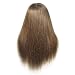 Cabeza de maniquí de entrenamiento para peluquería, pelo 100 % real de...