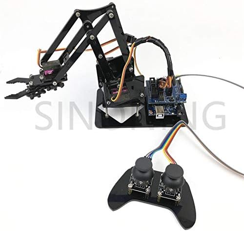 Vista 5 de Parte y accesorios 4DOF manipulador arduino brazo robótico mando a distancia ps2 mg90s SNAM1900