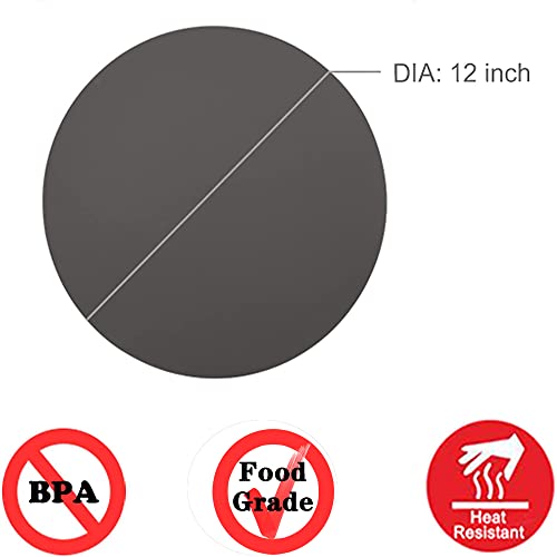 Tapis de cuisson en silicone résistant à la chaleur gris durable - 3