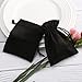 XULIANYI 50pcs Velvet Jewelry Bags Christmas Wedding Candy Bags Party Decoration Drawable Pouches Gift Pouches Jewelry Packaging Display-Black Without Logo,7x9cm