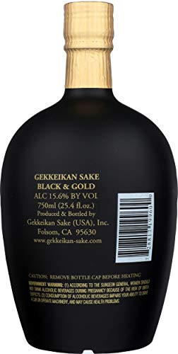 Sakê Gekkeikan Black&Gold 750ml