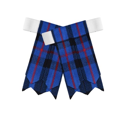 Image of Scottish Tartan Kilt Flashes with Elastic Adjusters
