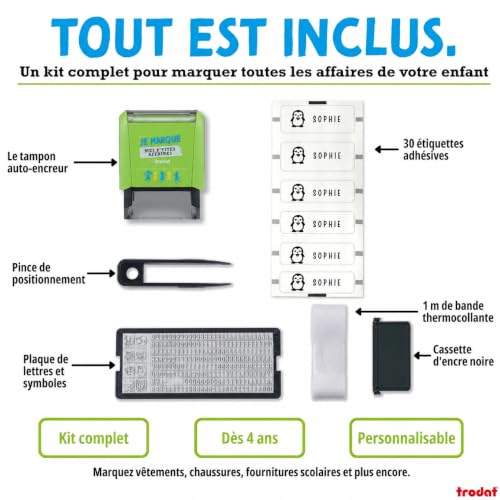 Kit tampon personnalisable
