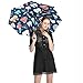 Meaudiwes Fashion Compact Auto Folding Umbrella Windproof Travel Umbrella For Rain & Sun Teeth Dental Seamless Pattern