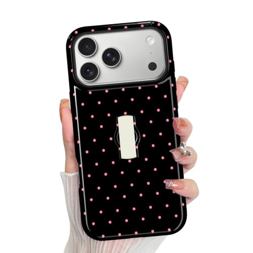 KANGHAR Compatible with iPhone 18 Pro Case Spot Pattern -Black