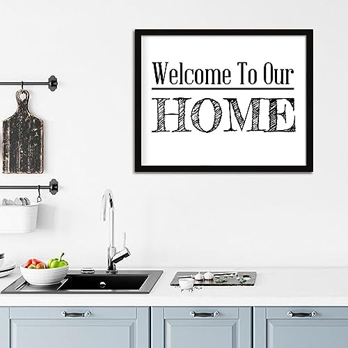 Citations religieuses sur panneau en bois Welcome pour cadeau - 6