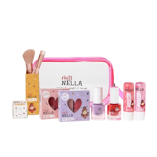 MISS NELLA Bag of Wonders The Perfect Cosmetic Bag Gift Set for Girls Playing Dress up, Like Mummy